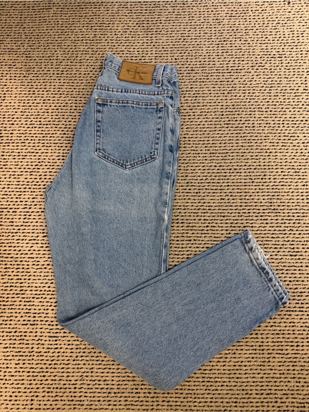 Calvin Klein Jeans Light Blue Relaxed Fit Jeans